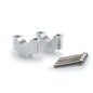 PUIG RISERS PER MANUBRI PER BMW R1200 GS ADVENTURE 06-07 SILVER-20309P