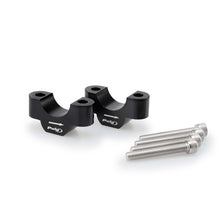 Carica l'immagine nel visualizzatore di Gallery, PUIG RISERS PER MANUBRI PER BMW R1200 GS RALLYE 17-18 NERO-20308N