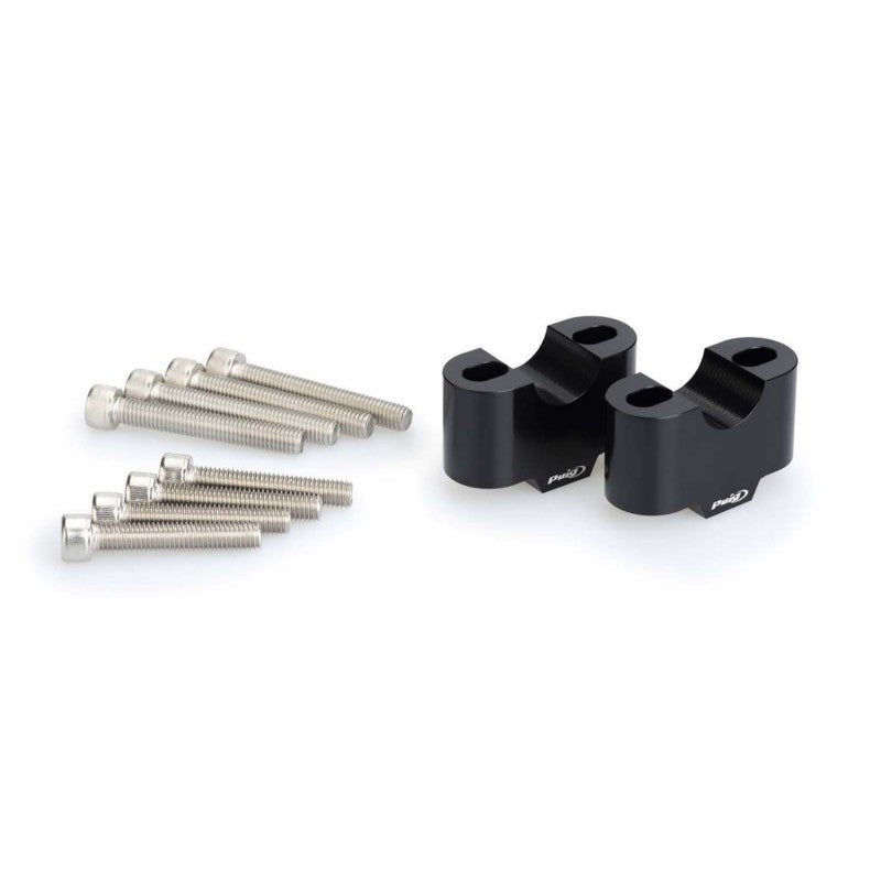 PUIG RISERS PER MANUBRI YAMAHA TRACER 7 21-25 NERO-3672N