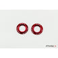 PUIG SET RICAMBI IN ALLUMINIO TAMPONI FORCELLA POSTERIORE PHB19 ROSSO