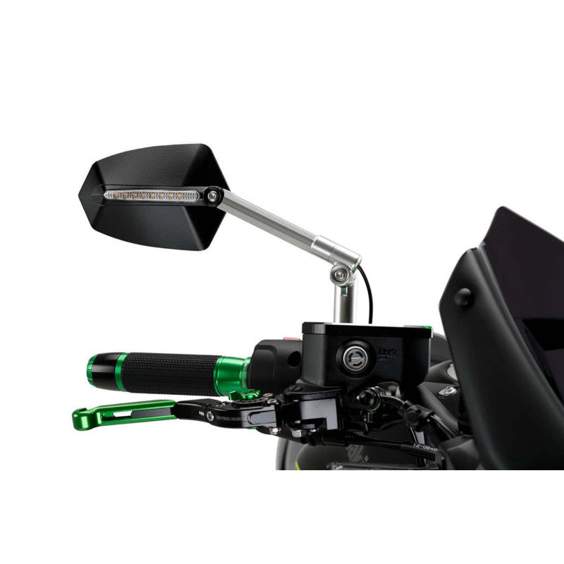 PUIG SPECCHIETTI RETROVISORI MOD. GTI PER KAWASAKI Z H2 21-25