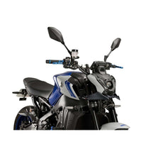 Carica l'immagine nel visualizzatore di Gallery, PUIG SPOILER ANTERIORE DOWNFORCE NAKED YAMAHA MT-09 21-23 CARBON LOOK