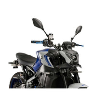 Carica l'immagine nel visualizzatore di Gallery, PUIG SPOILER ANTERIORE DOWNFORCE NAKED YAMAHA MT-09 21-23 NERO OPACO
