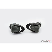 Carica l'immagine nel visualizzatore di Gallery, PUIG TAMPONI PARATELAIO MOD. R19 HONDA CB125R NEO SPORTS CAFE 18-20 NERO