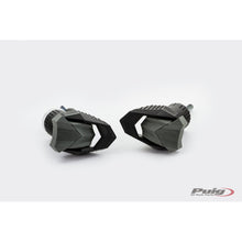 Carica l'immagine nel visualizzatore di Gallery, PUIG TAMPONI PARATELAIO MOD. R19 YAMAHA TRACER 9 2025 NERO