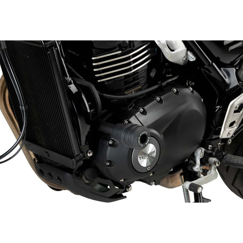 PUIG TAMPONI PARATELAIO MOD. VINTAGE 2.0 TRIUMPH SPEED 400 24-25 NERO