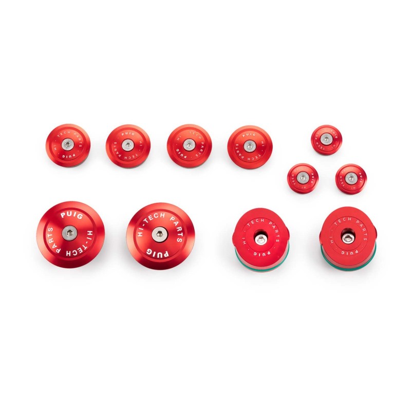 PUIG TAPPI TELAIO IN ALLUMINIO PER BMW R1250 GS ADVENTURE 18-20 ROSSO