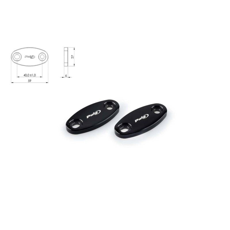 PUIG TAPPO FORO SPECCHIETTO HONDA CBR500R 13-15 NERO