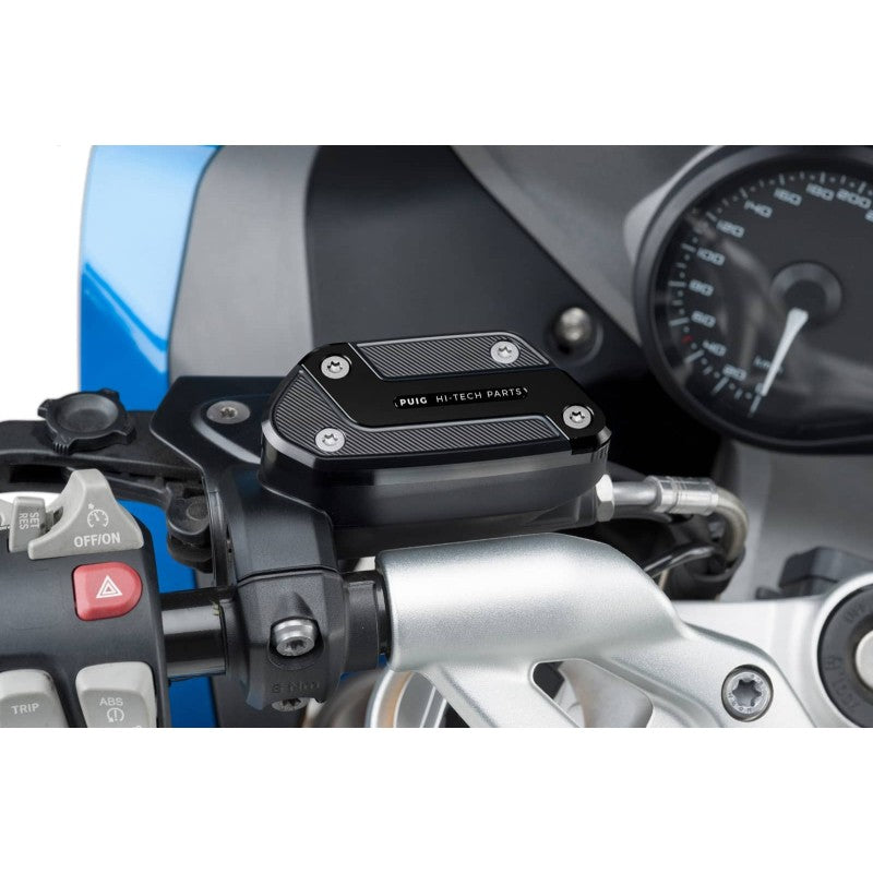 PUIG TAPPO SERBATOIO ANTERIORE PER FLUIDO FRIZIONE PER BMW R1250 RS 19-20 NERO