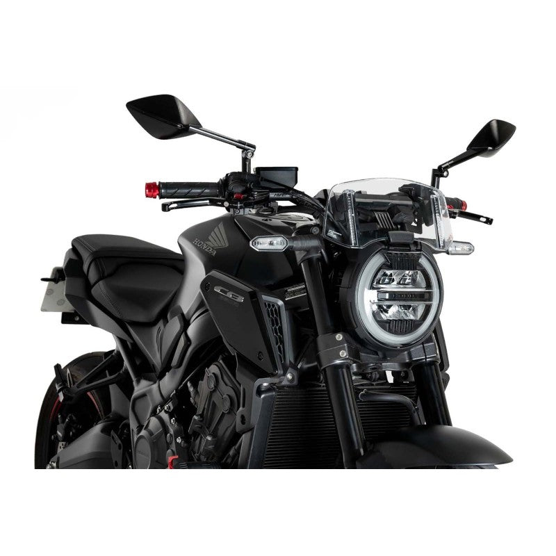 PUIG VISIERA VERSATILE PER HONDA CB650R NEO SPORTS CAFE 19-20 TRASPARENTE