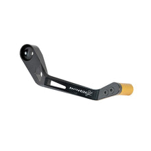 Carica l'immagine nel visualizzatore di Gallery, RACINGBIKE PROTEZIONE LEVA FRENO UNIVERSALE ORO - COD. PLB100O - Include l'adattatore per semimanubri racing. Materiale: