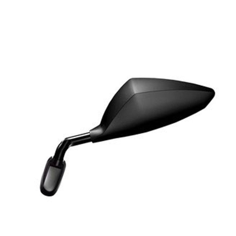 RACINGBIKE SPECCHIETTO RETROVISORE SINISTRO MOD. M2 ASTA 30 NERO OPACO-OFFERTA