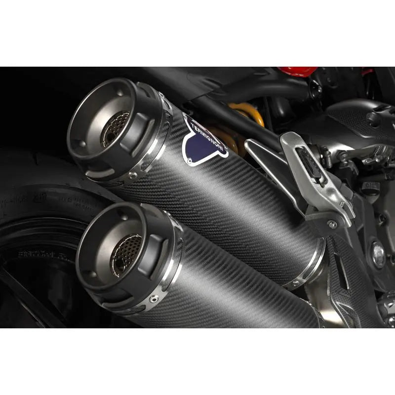 Termignoni SILENZIATORI MONSTER 1200 - 96480311A — scarico montato sulla moto, vista 1