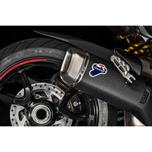 Carica l'immagine nel visualizzatore di Gallery, Termignoni SILENZIATORE MULTISTRADA 1200 CORTO - 96480711A-96480713A — scarico montato sulla moto, vista 1