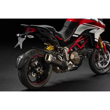 Carica l'immagine nel visualizzatore di Gallery, Termignoni SILENZIATORE MULTISTRADA 1200 CORTO - 96480711A-96480713A — scarico montato sulla moto, vista 2