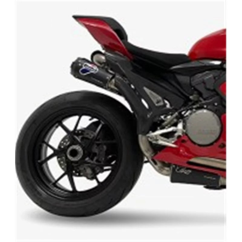 Termignoni D21209400INT — scarico montato sulla moto, vista 1