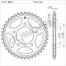 Carica l'immagine nel visualizzatore di Gallery, KIT TRASMISSIONE DID BENELLI TRK 502  Cod. 376179111